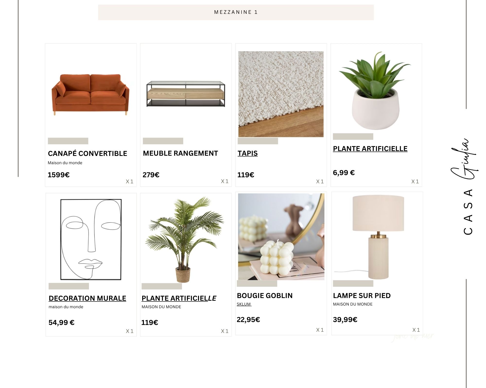 Shopping list